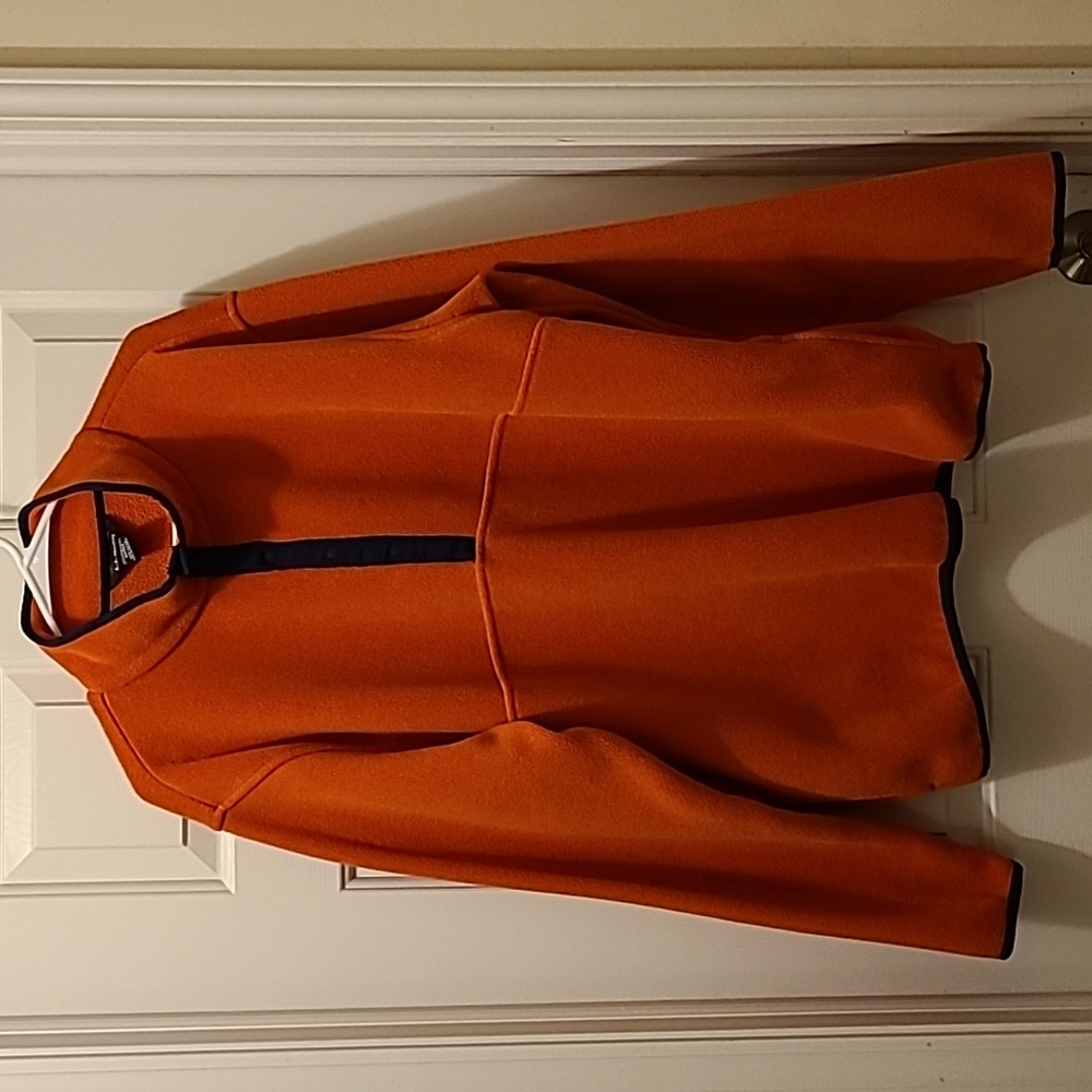 LL Bean Fleece Pullover Jacket Size XL Tall